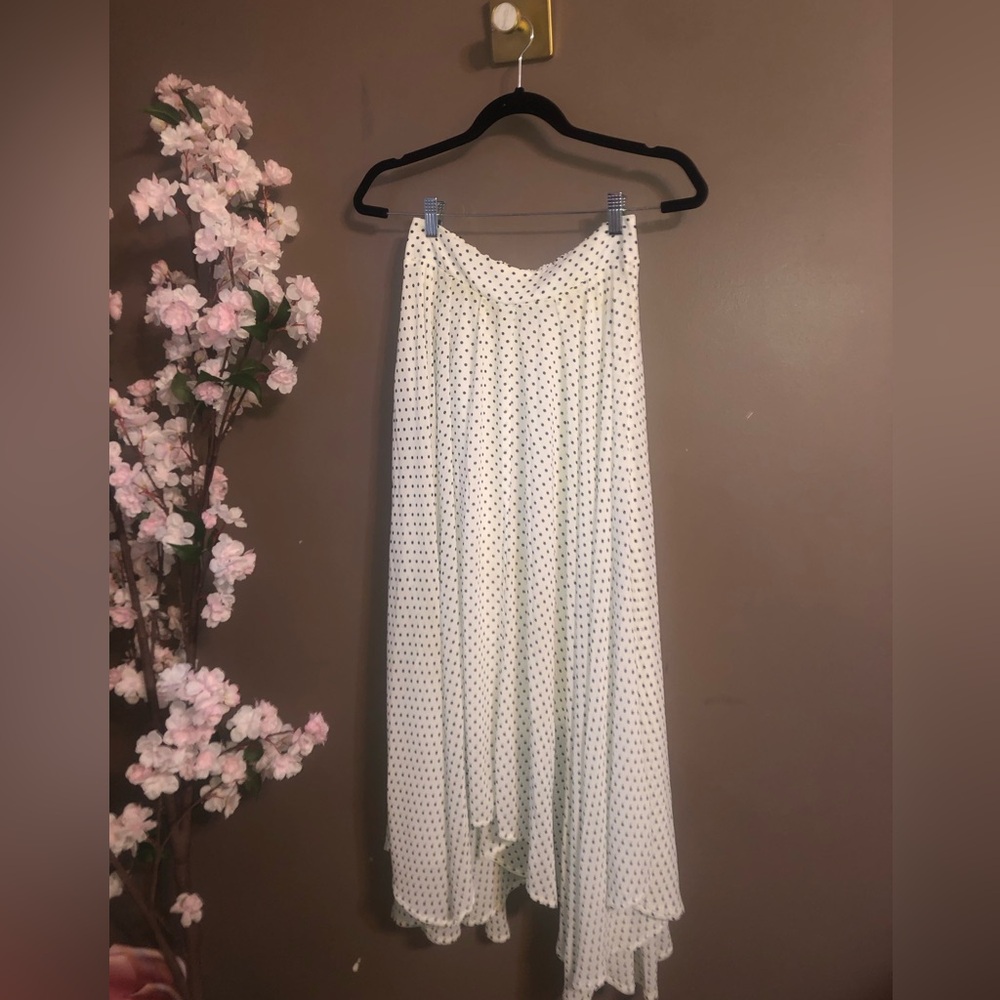 Flowey Polka dot skirt long from Premise